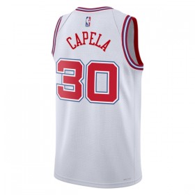 Maillot Basket Homme Houston Rockets Clint Capela 2025-26 Nike City Edition Blanc Swingman